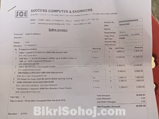 Ryzen 5600g CPU SELL POST / Monitor Nai